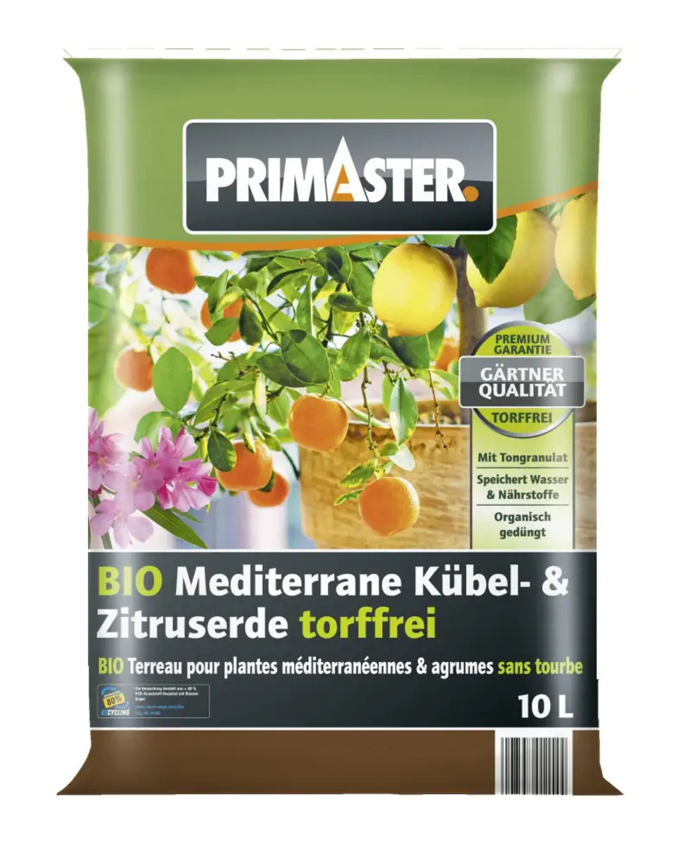 Bild 1 von Primaster Bio Mediterrane Kübel- & Zitruserde torffrei 10 L