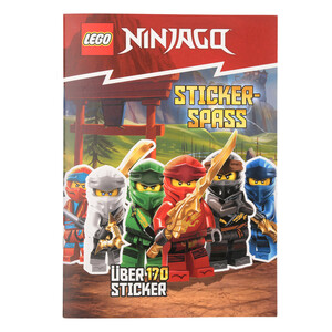 LEGO Ninjago Stickerbuch mit 170 Stickern ROT