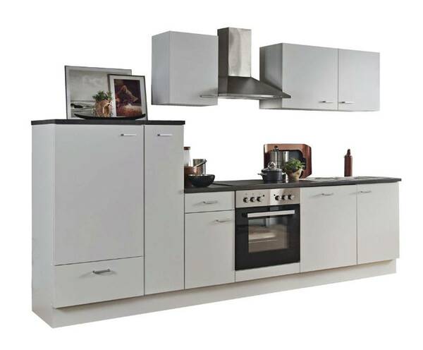 Bild 1 von Menke Küchen Küchenblock White Classic 300, Holznachbildung