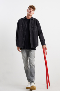 C&A Skinny Jeans-LYCRA®, Grau, Größe: W28 L32