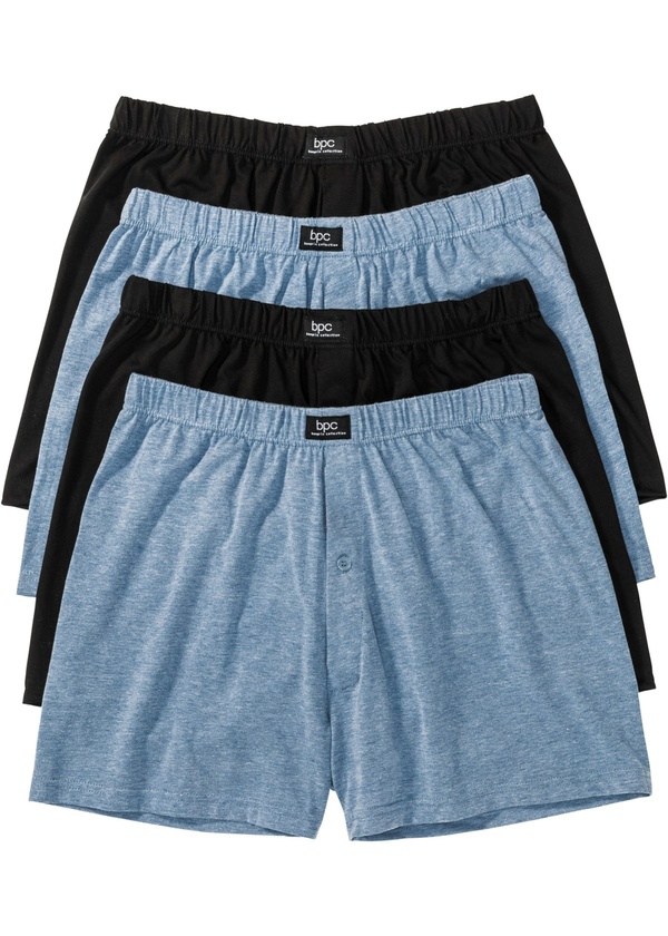 Bild 1 von Lockere Jersey Boxershorts (4er Pack), 8 (XXL), Blau