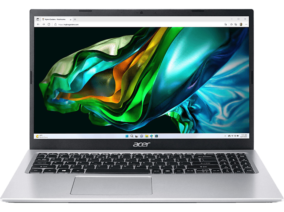 Bild 1 von ACER Aspire 3 (A315-58-3652), Notebook, mit 15,6 Zoll Display, Intel® i3-1115G4 Prozessor, 16 GB RAM, 512 SSD, Intel®, UHD Graphics, Pure Silver Windows 11 Home (64 Bit)