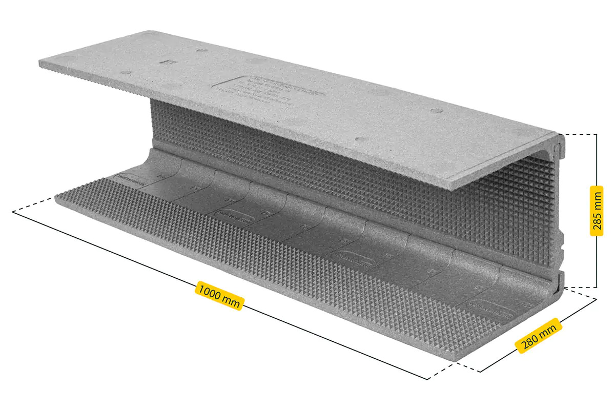 Bild 1 von Schellenberg Rollladenkasten-Dämmung 3-teilig 100x28x1,3 cm