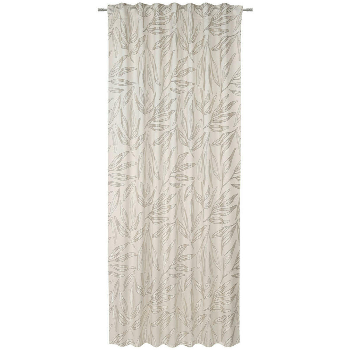 Bild 1 von Esposa Fertigvorhang Bionda, Creme, Textil, Blätter, 140 cm, AZO-frei, Bsci, Oeko-Tex® Standard 100, für Stange und Schiene geeignet, mit Kombiband, Wohntextilien, Gardinen & Vorhänge, Fertiggard