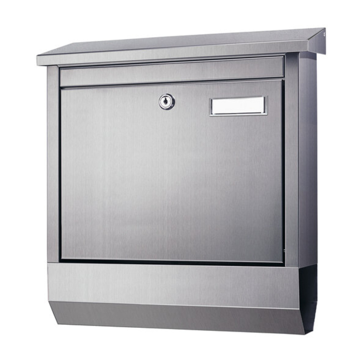 Bild 1 von Edelstahl Briefkasten mit Zeitungsfach, Modell A