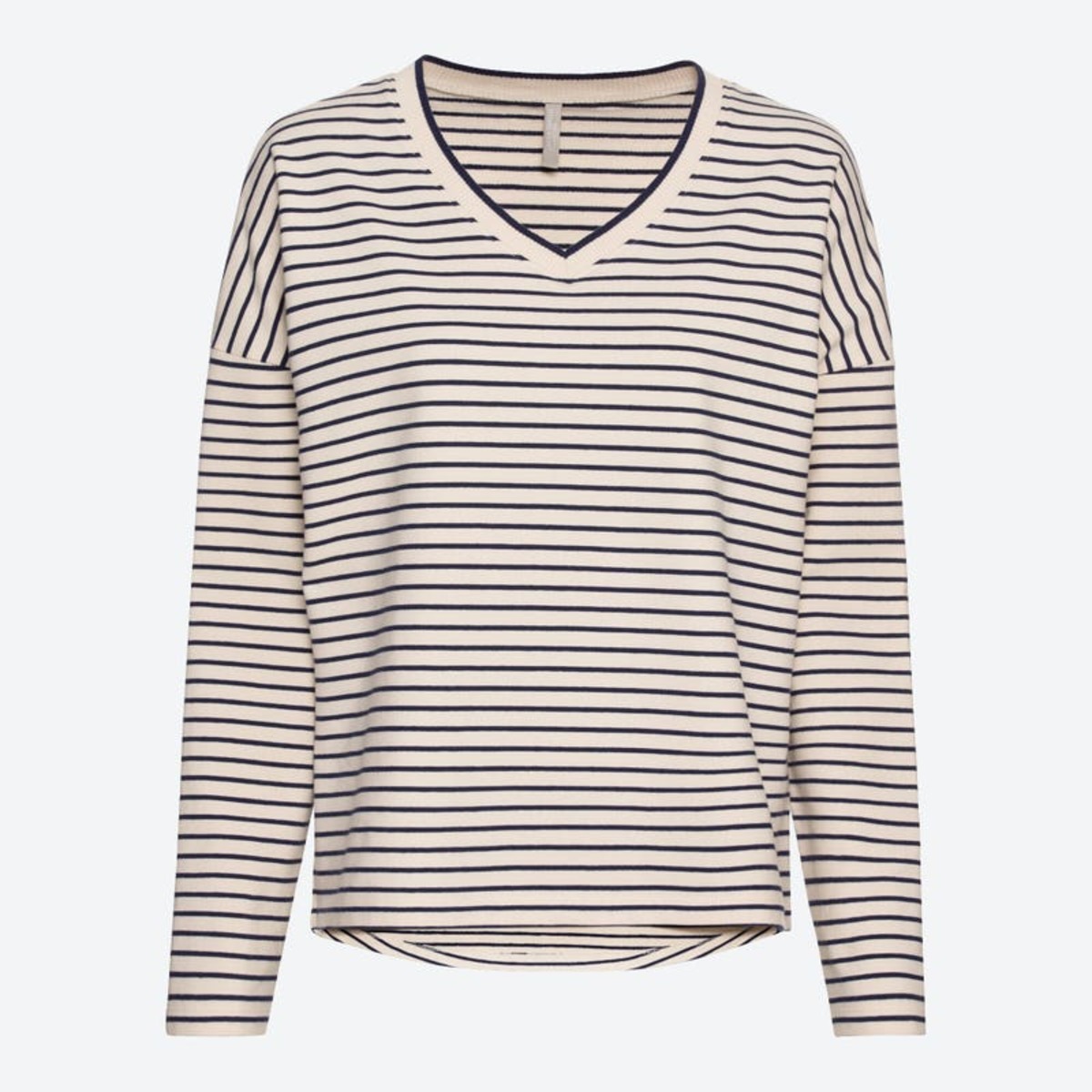 Bild 1 von Damen-Sweatshirt mit Streifenmuster