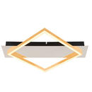 Bild 1 von Globo Led-Deckenleuchte, Opal, Schwarz, Gold, Metall, Kunststoff, 35x5 cm, Lampen & Leuchten, Leuchtenserien