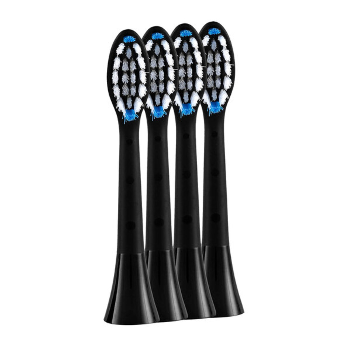 Bild 1 von Silk‘n Ersatz-Zahnbürstenköpfe, schwarz (mittel), 4er Set