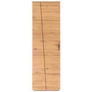 Bild 1 von Garderobenschrank, Eiche, Holzwerkstoff, Asteiche, furniert, teilmassiv, 2 Fächer, 60x198x40 cm, Beimöbel erhältlich, Typenauswahl, Garderobe, Garderobenschränke