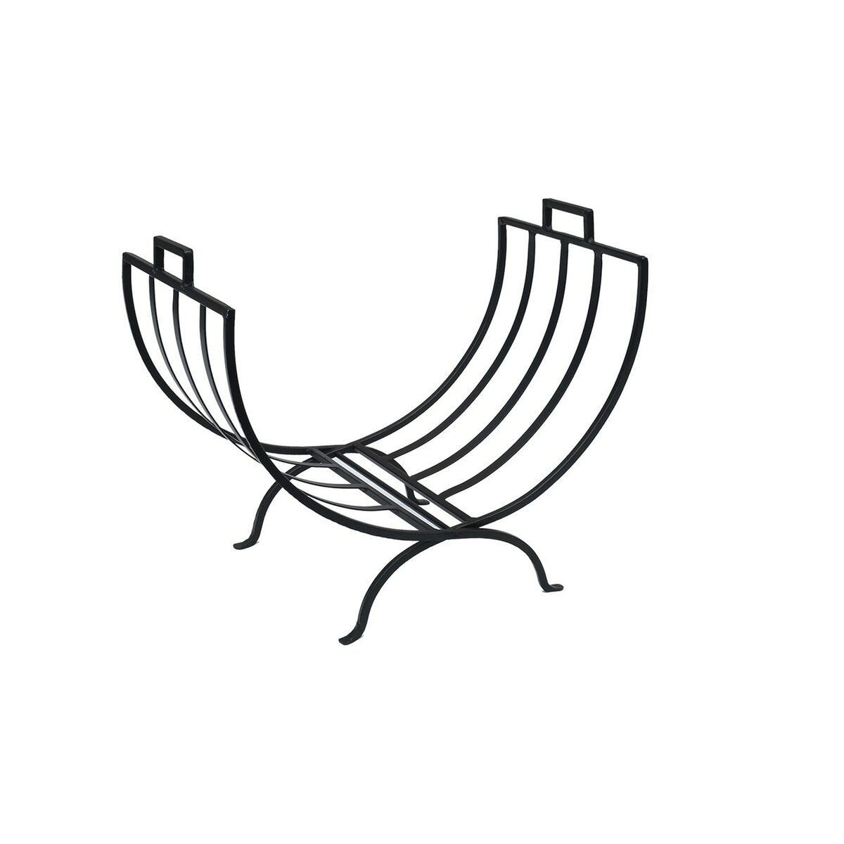 Bild 1 von LEX Brennholz-Stapelregal Modell Sabra aus Stahl Farbe schwarz faltbar