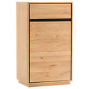 Bild 1 von Schuhschrank, Eiche Bianco, Holz, Asteiche, furniert, massiv, 1 Fächer, 1 Schubladen, 61x104x40 cm, Typenauswahl, stehend, Garderobe, Schuhaufbewahrung, Schuhschränke