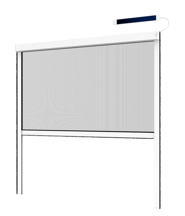 Bild 2 von Hecht Insektenschutzrollo elektrisch, inkl. Solarpanel, ca. B110/H220 cm