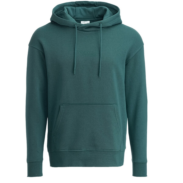 Bild 1 von Herren Hoodie mit Schriftzug DUNKELGRÜN