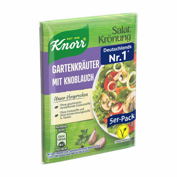 Bild 1 von Knorr Gartenkräuter Knoblauch Dressing