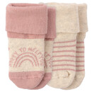 Bild 1 von 2 Paar Newborn Socken Born 2024 PUDERROSA / CREME