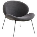 Bild 1 von Mid.you Stuhl-Set, Grau, Textil, Rundrohr, 73.5x74x75 cm, Esszimmer, Stühle, Esszimmerstühle