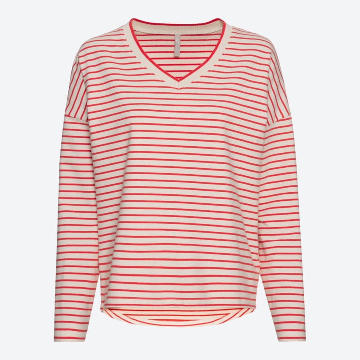 Bild 1 von Damen-Sweatshirt mit Streifenmuster