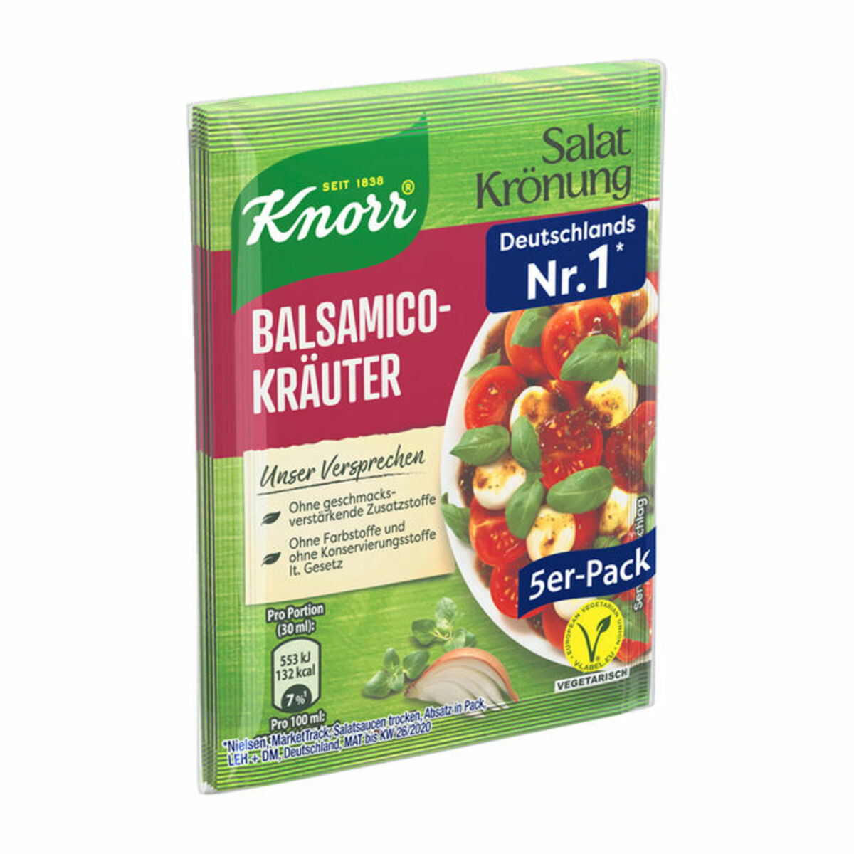 Knorr 2 x Salat Krönung BalsamicoKräuter, 5er Pack von Motatos für 1