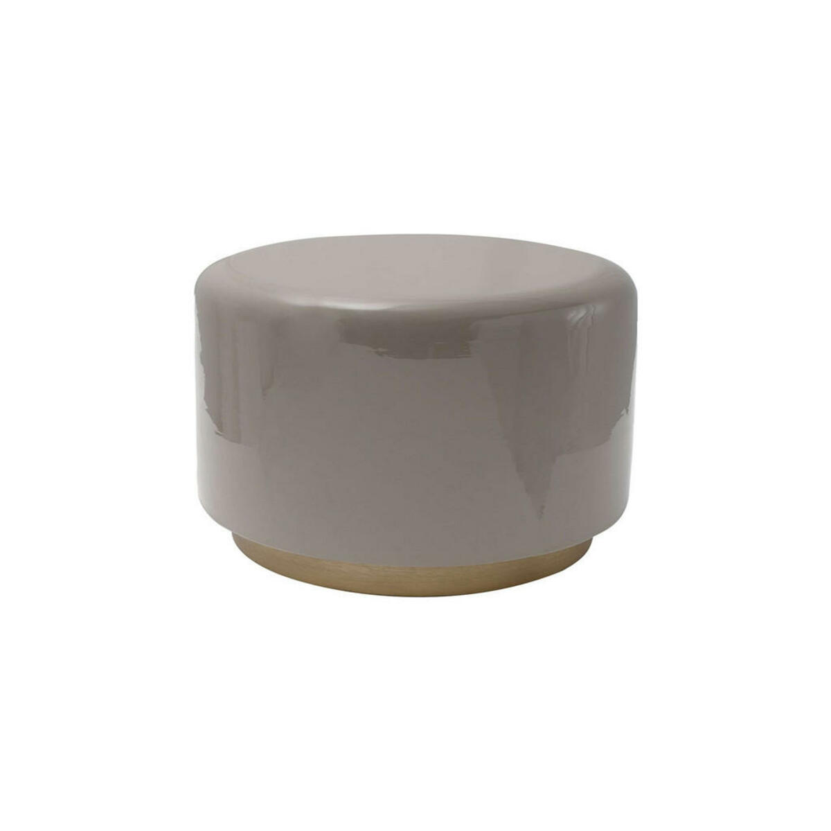 Bild 1 von Mid.you Hocker, Grau, Gold, Metall, rund, 43 cm, Wohnzimmer, Hocker, Sitzhocker