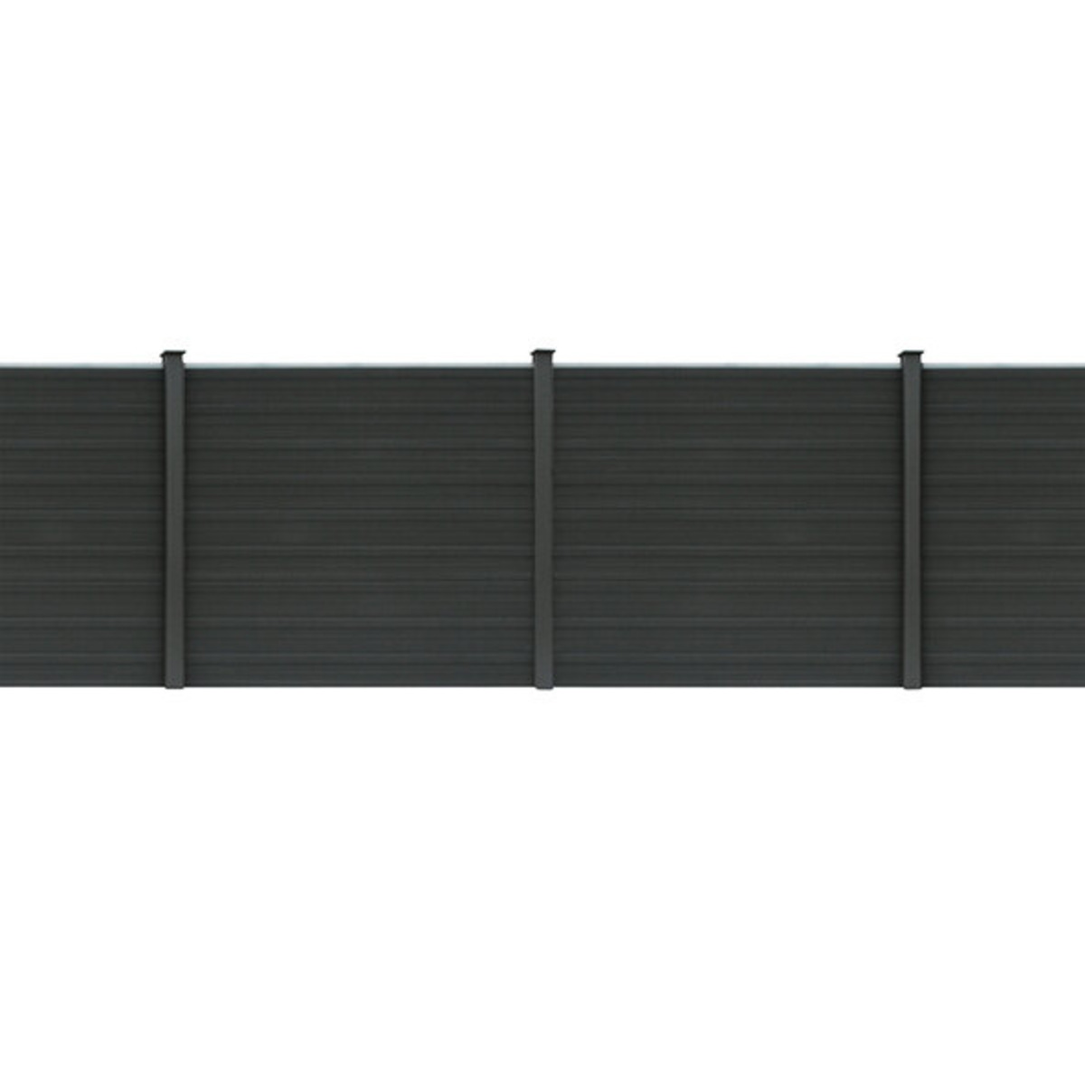 WPC Sichtschutzzaun V2 Callado, 170 cm, 4x Element + 6x Pfosten im ALDI
