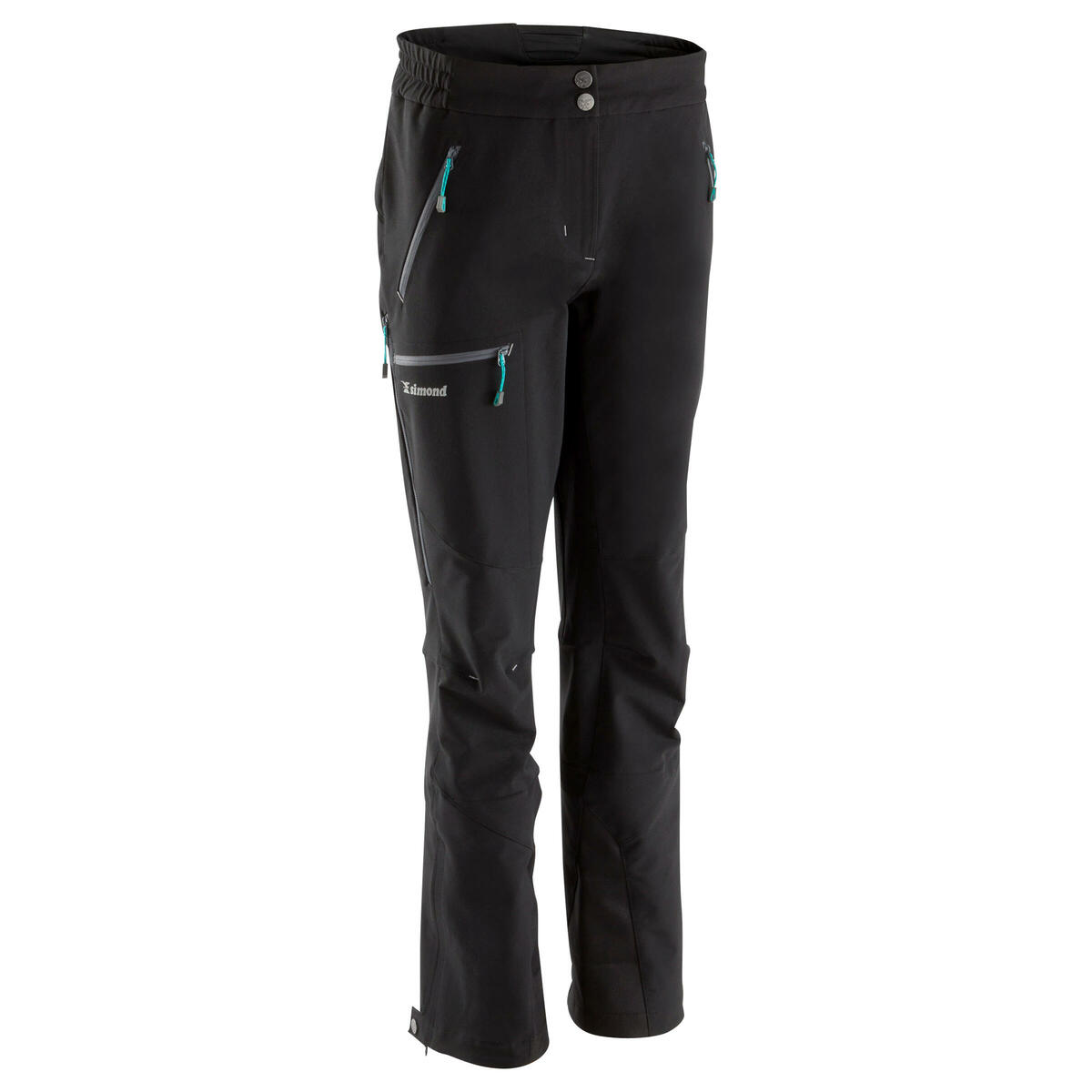 Bild 1 von Softshellhose Damen - Bergsteigen Alpinism schwarz Schwarz
