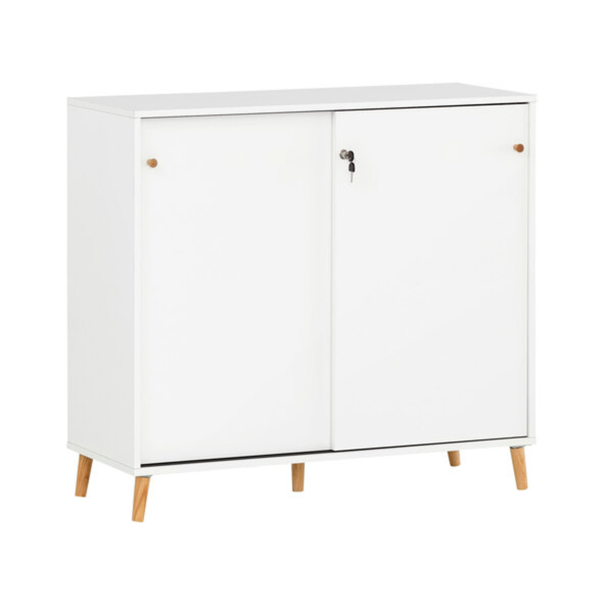 Bild 1 von Serie 500 Aktenschrank U 1000 ST, perlweiß