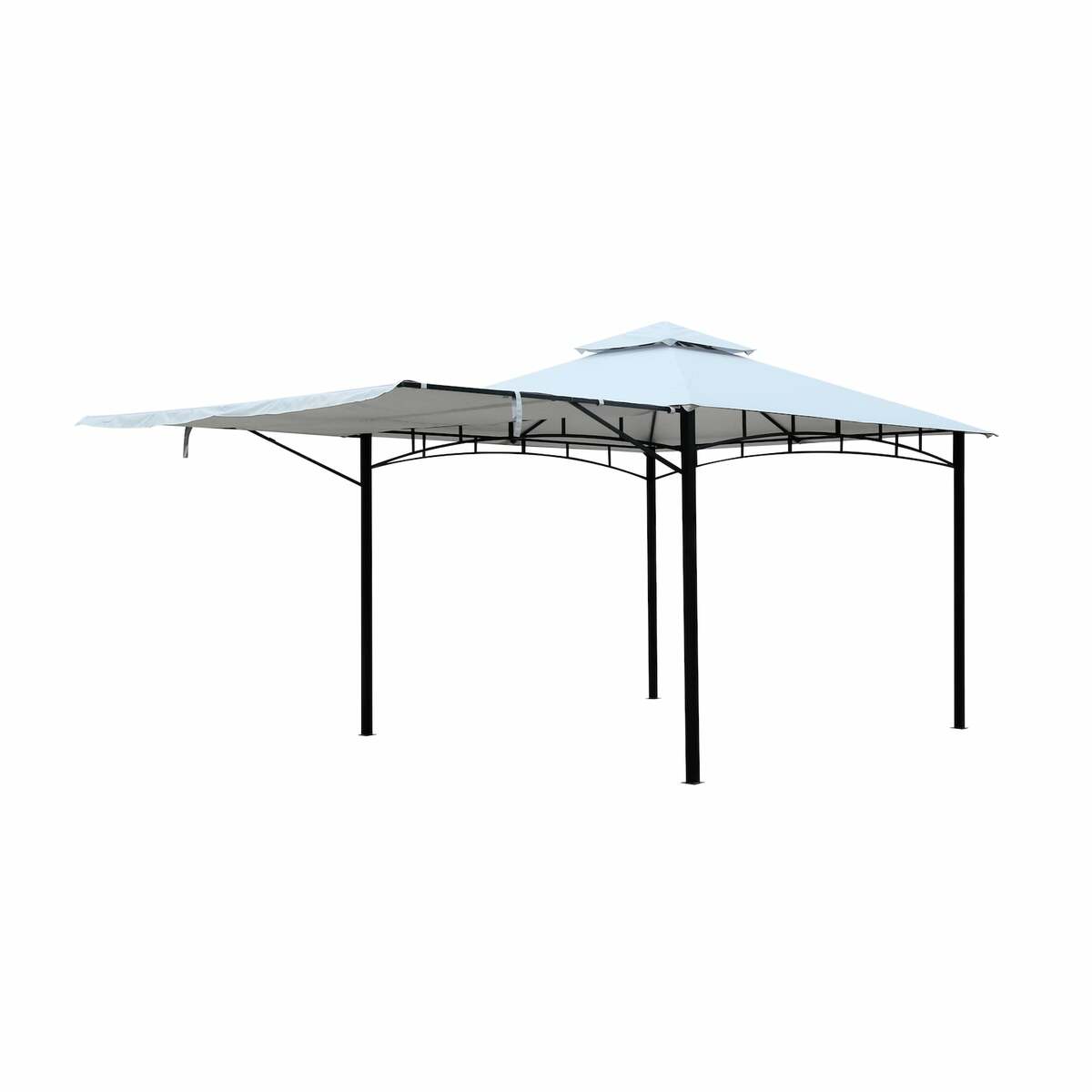 Bild 1 von Pavillon Gartenzelt Partyzelt Stoffdach Grand Valley weiß