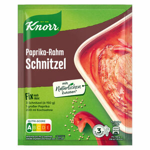 Knorr 3 x Fix Paprika Rahm Schnitzel