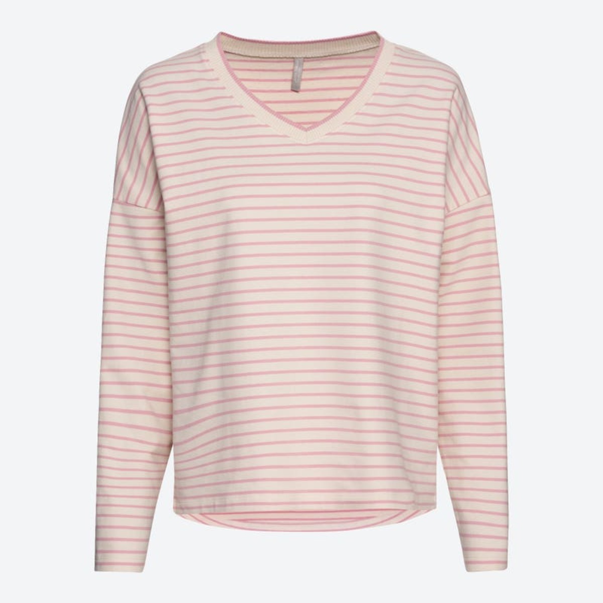 Bild 1 von Damen-Sweatshirt mit Streifenmuster