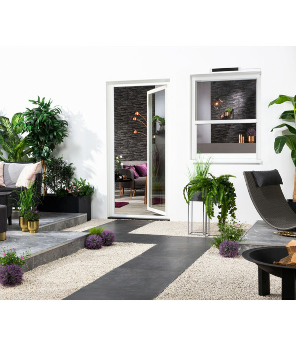 Bild 4 von Hecht Insektenschutzrollo elektrisch, inkl. Solarpanel, ca. B110/H220 cm