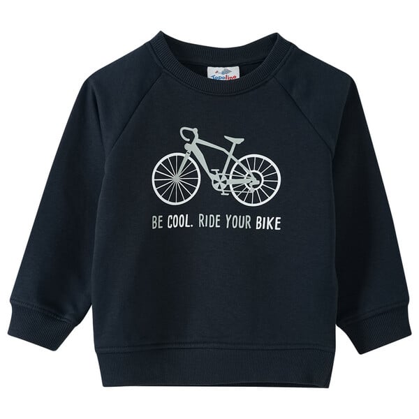 Bild 1 von Jungen Sweatshirt mit Fahrrad-Motiv DUNKELBLAU