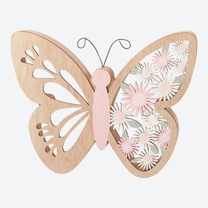 Deko-Schmetterling aus Holz, ca. 20x3x16cm