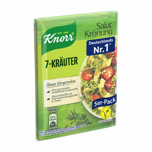 Knorr 2 x Salat Krönung 7-Kräuter, 5er Pack