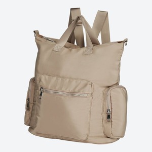 Damen-Rucksack mit 3 Reißverschluss-Taschen, ca. 30x34cm