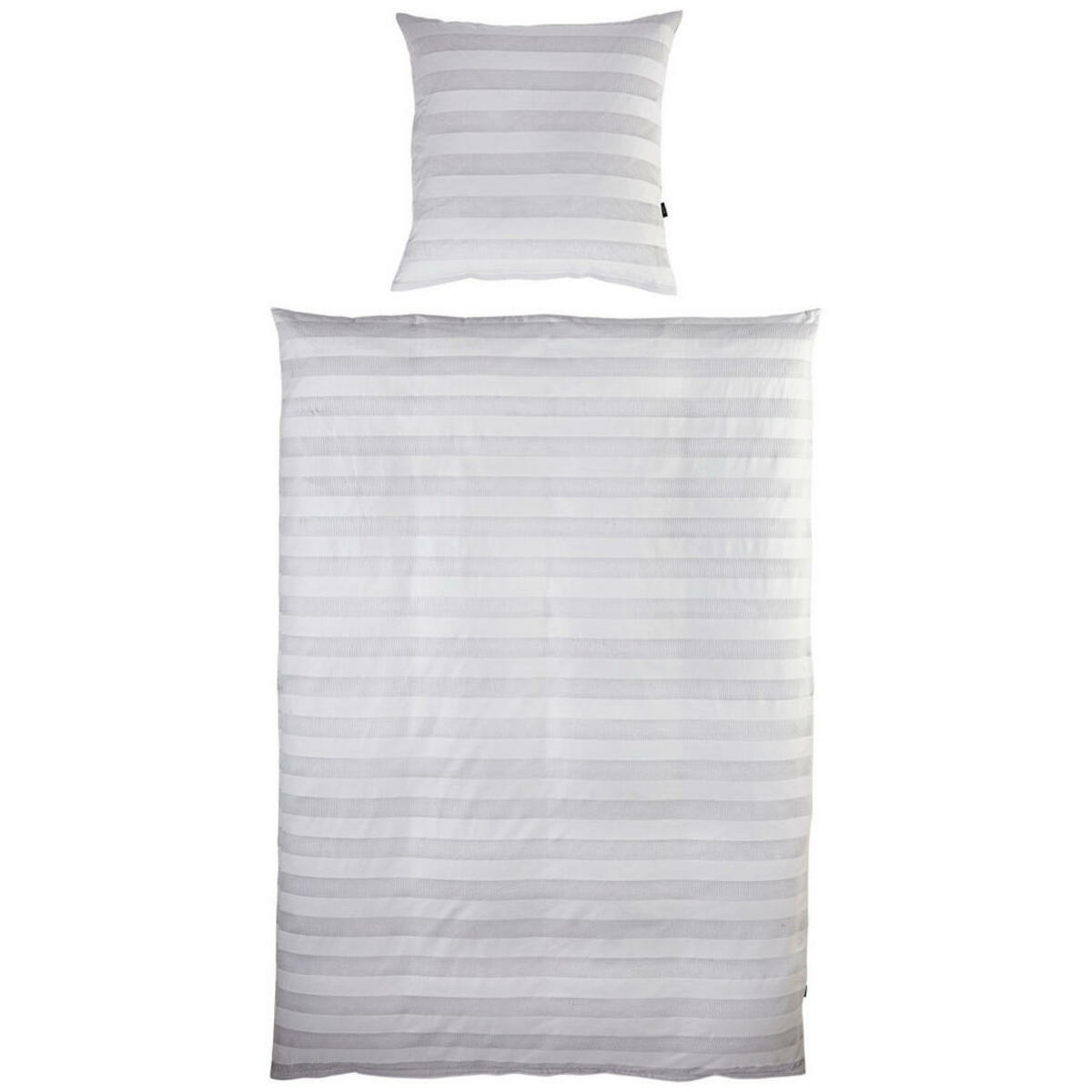 Bild 1 von Novel Bettwäsche, Silber, Textil, Struktur, 135 cm, pflegeleicht, schadstoffgeprüft, Schlaftextilien, Bettwäsche, Bettwäsche