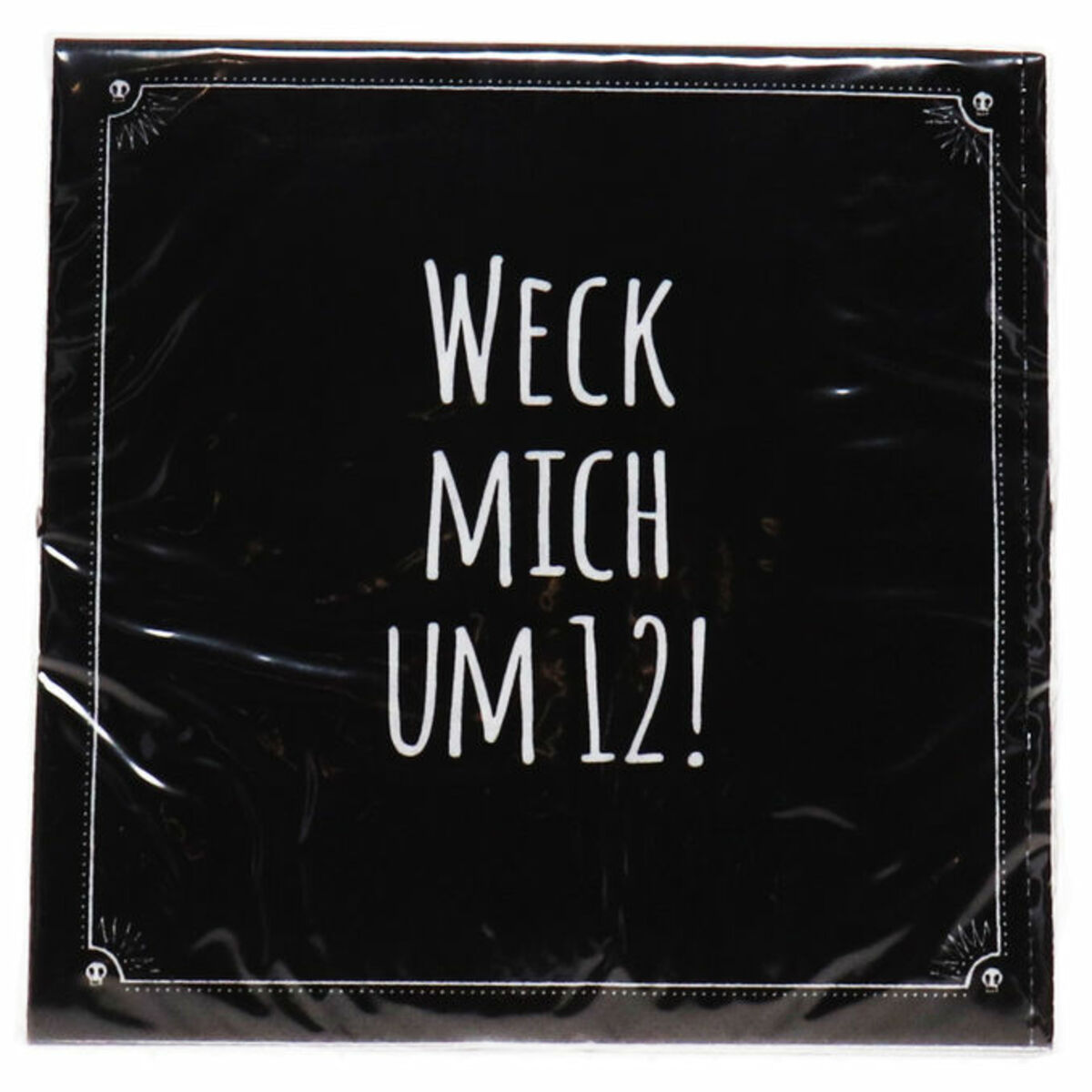 Bild 1 von Pechkeks Servietten "Weck mich um 12!"