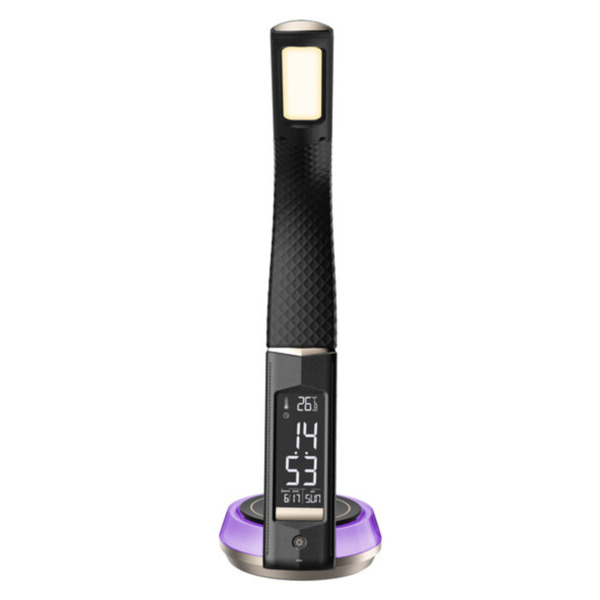 Bild 1 von LED-Schreibtischlampe mit Wireless Charging, schwarz