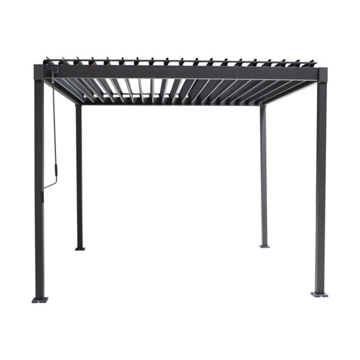 Bild 1 von Pavillon mit Lamellendach 3 x 3 m, anthrazit