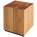 Bild 1 von Livetastic Couchtisch, Natur, Schwarz, Holz, Eiche, furniert, massiv, quadratisch, 40x45x40 cm, Wohnzimmer, Wohnzimmertische, Couchtische