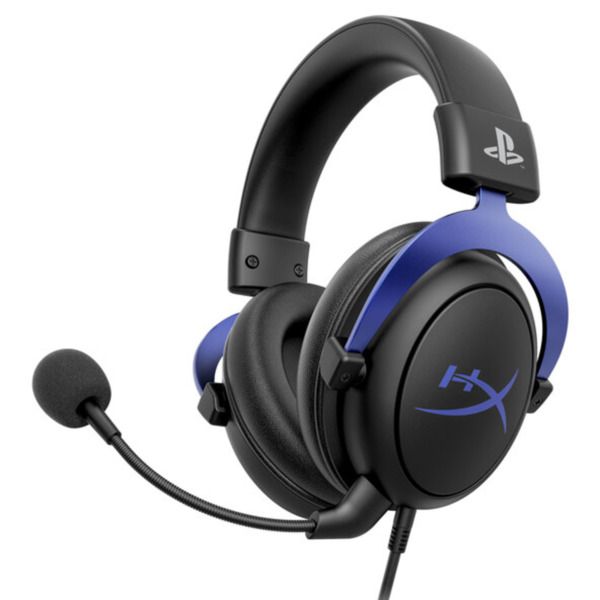 Bild 1 von Wired Headset Cloud, blau, PS4 + PS5