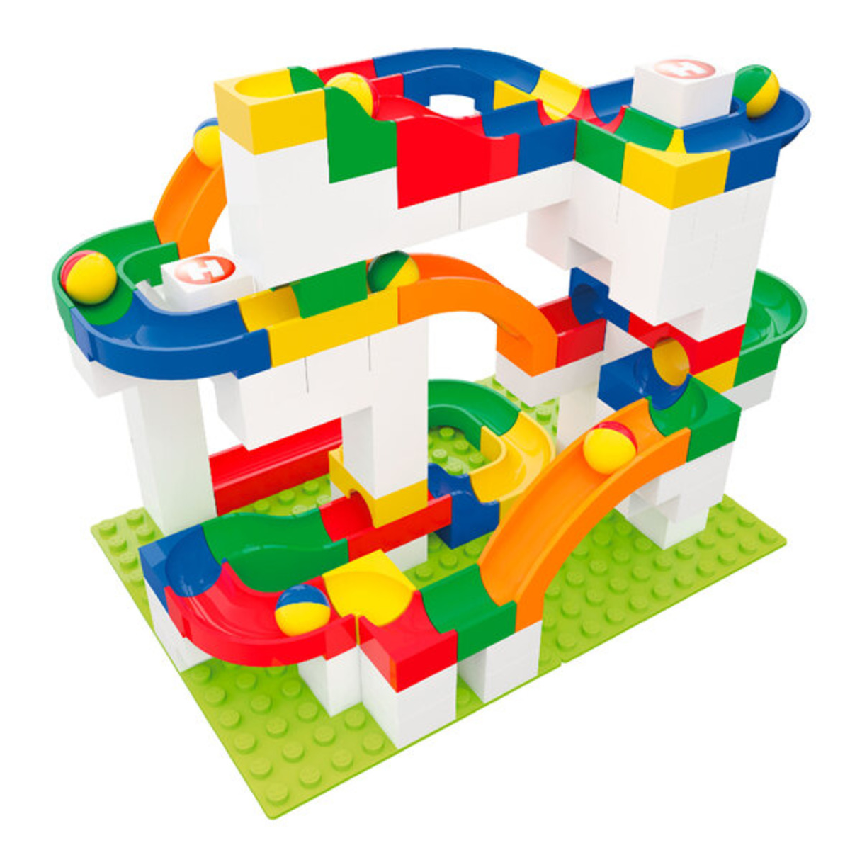 Bild 1 von Kugelbahn-Baukasten mit Rutschen-Erweiterungsset