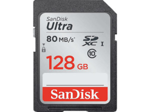SANDISK 139769 SDXC Speicherkarte, 128 GB, 80 Mbit/s, Class 10