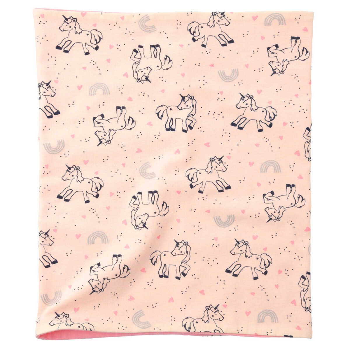 Bild 1 von Mädchen Snood mit Einhorn-Allover CREME / ROSA