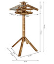 Bild 3 von Dehner Natura Futterhaus Watzmann, geflammt, inkl. Ständer, ca. B40/H133/T55 cm