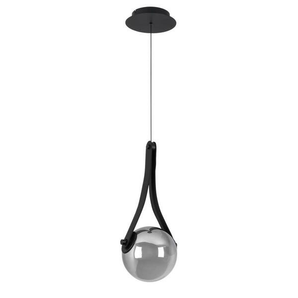 Bild 1 von Dieter Knoll Led-Hängeleuchte, Schwarz, Chrom, Metall, Kunststoff, Glas, Uni,Uni, F, 215 cm, höhenverstellbar, 3 Helligkeitsstufen, Lampen & Leuchten, Innenbeleuchtung, Hängelampen