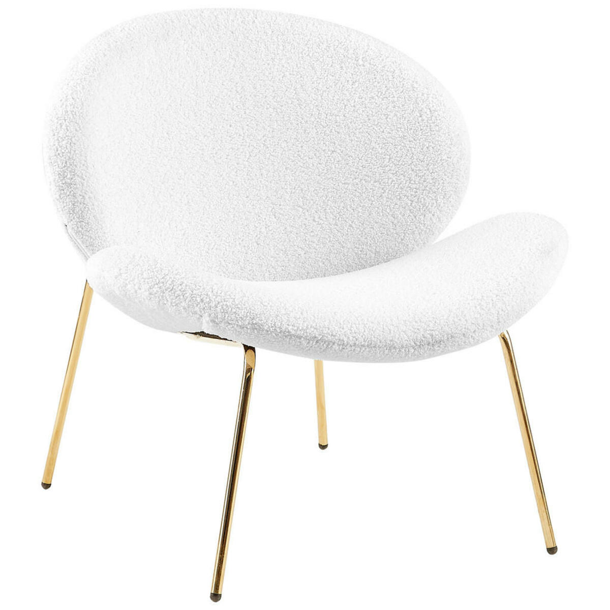 Bild 1 von Mid.you Stuhl-Set, Weiß, Textil, Rundrohr, 73.5x74x75 cm, Esszimmer, Stühle, Esszimmerstühle