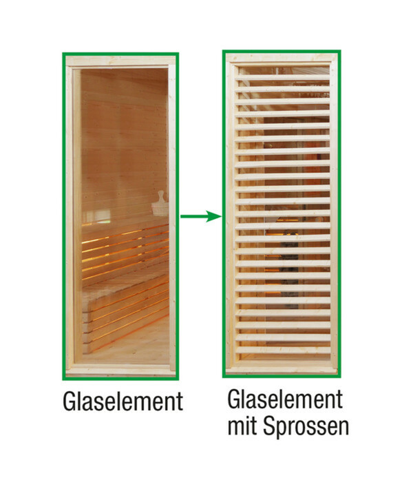 Bild 1 von Wolff FinnhausTauschelement Paradiso Glas zu Sprossen