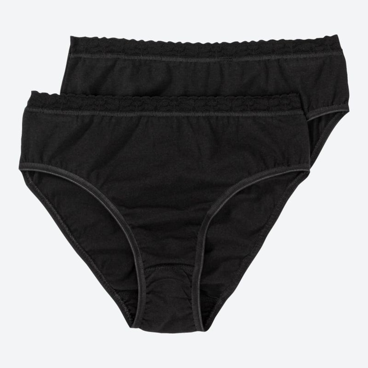 Bild 1 von Damen-Rioslip mit Spitzen-Bund, 2er-Pack