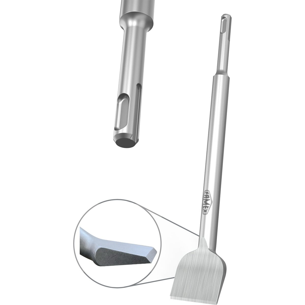Bild 1 von FAMEX 8341 Fliesenmeissel SDS-Plus 40x250 mm