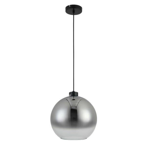 Bild 1 von Dieter Knoll Hängeleuchte Smokey, Anthrazit, Chrom, Metall, Glas, Uni,Uni, 120 cm, Lampen & Leuchten, Leuchtenserien